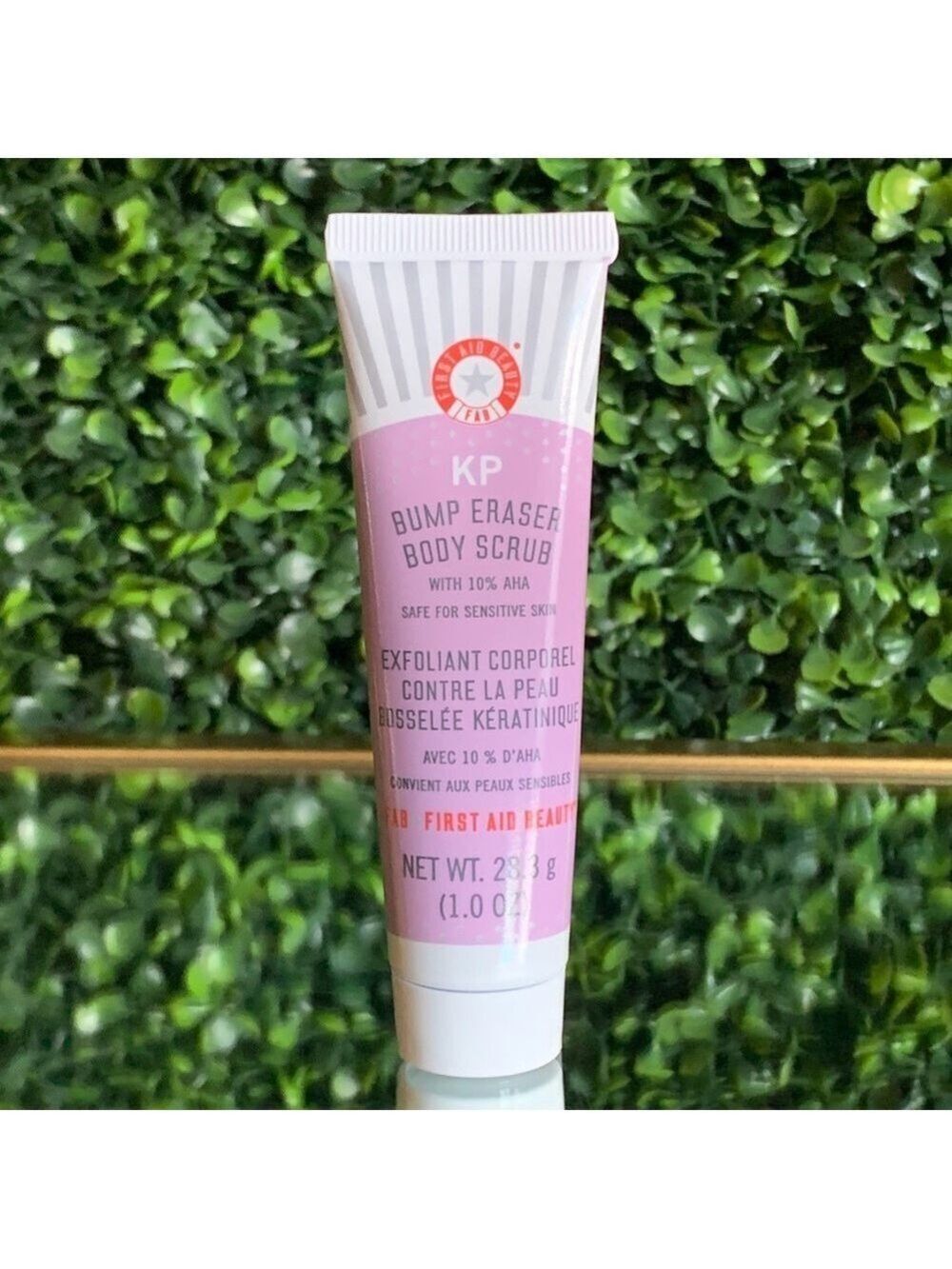 First Aid Beauty KP Bump Eraser | NEW | 10% AHA Body Scrub Travel Size 1oz | FAB